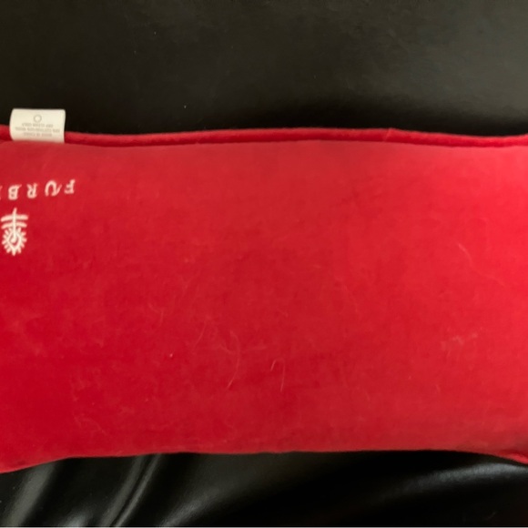 Furbish Red, Hot Pink and White Accent Pillow Vibrant Home Decor - Picture 2 of 3